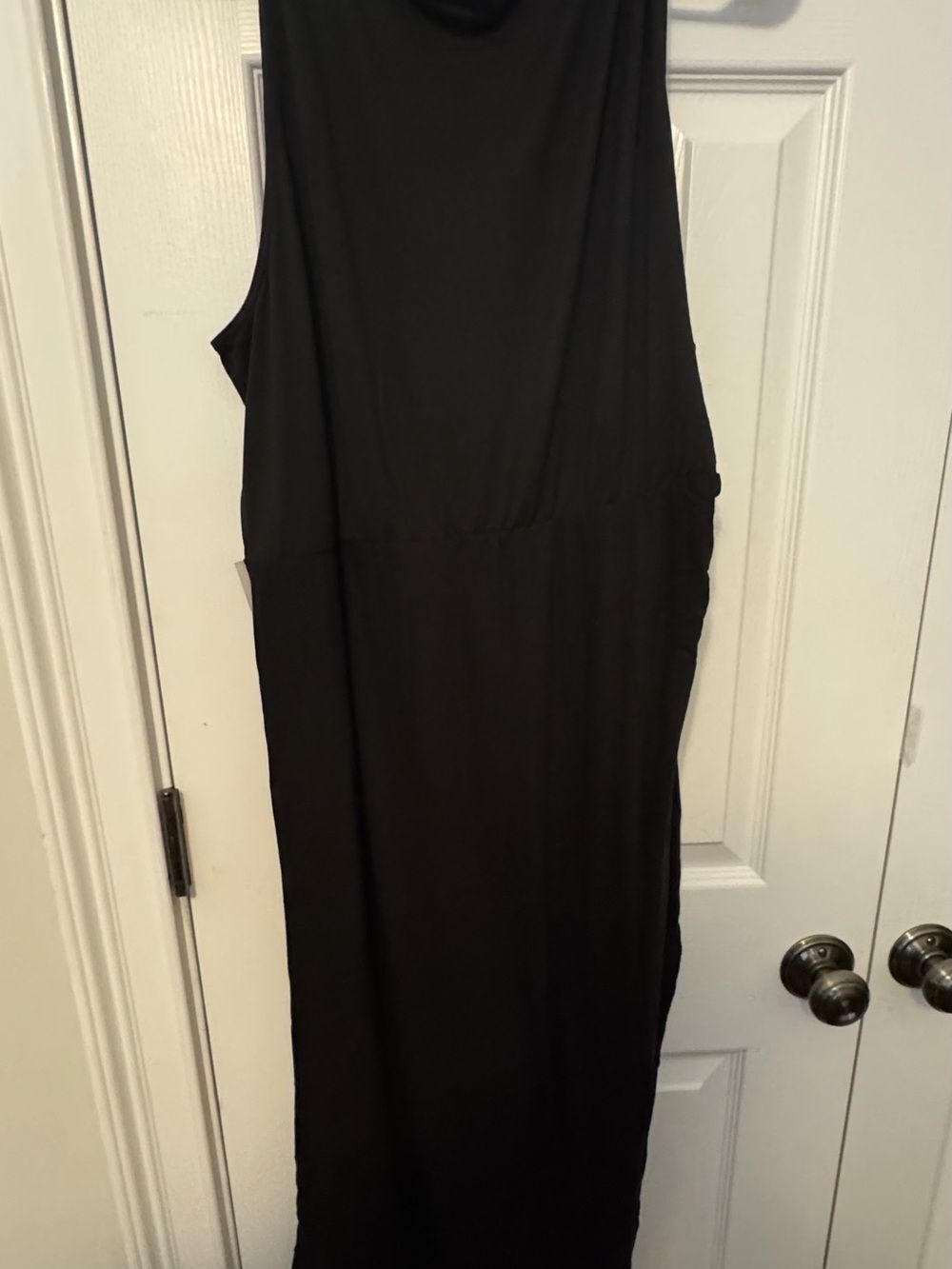 NWT Eloquii Black Draped Knit Dress – Size 20 - Picture 3 of 3